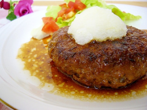 和風ハンバーグ♪ ~大根おろし添え~